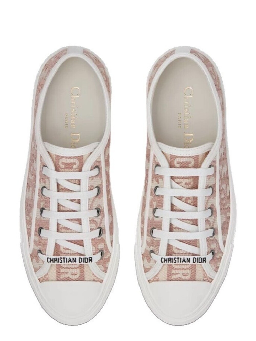NIB Christian Dior Walk'N'Dior Embroidered Cotton Low Ember Free Shipping